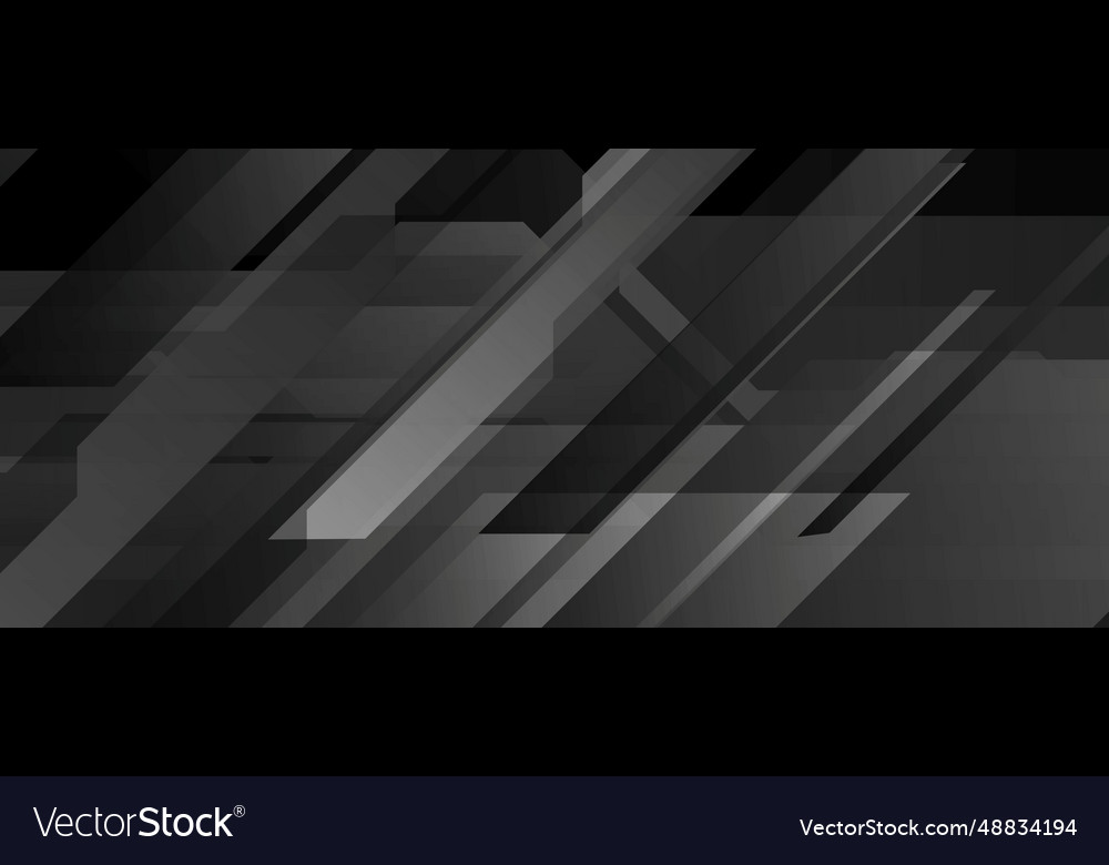 Black abstract technology geometric background