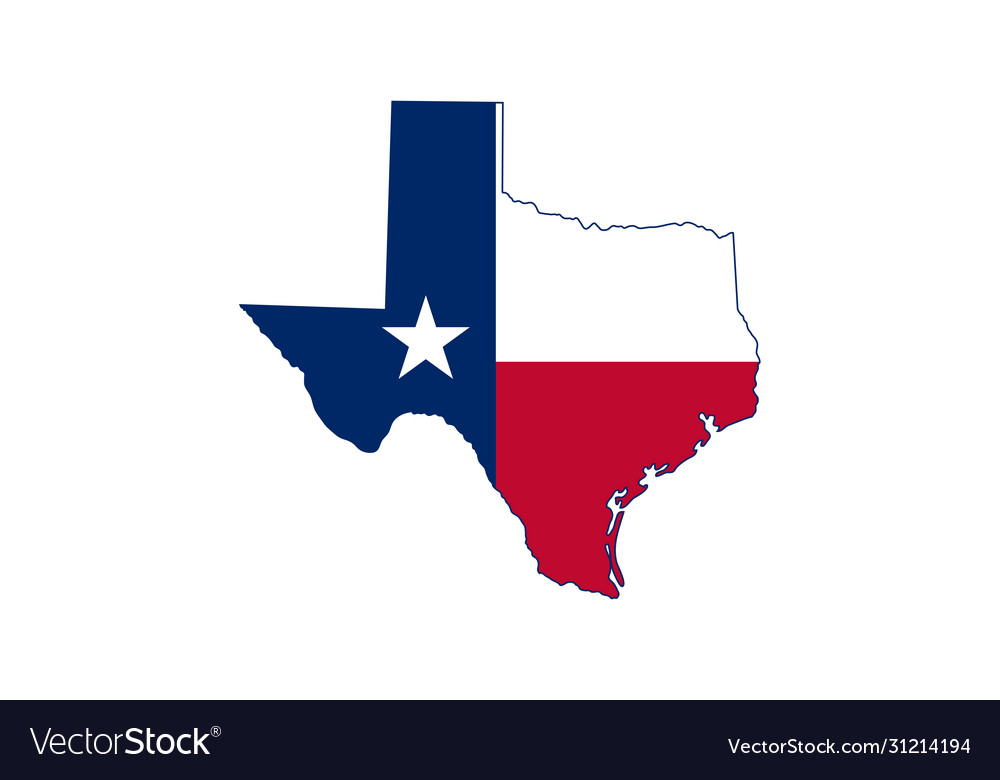 Texas Karte Symbole Symbol