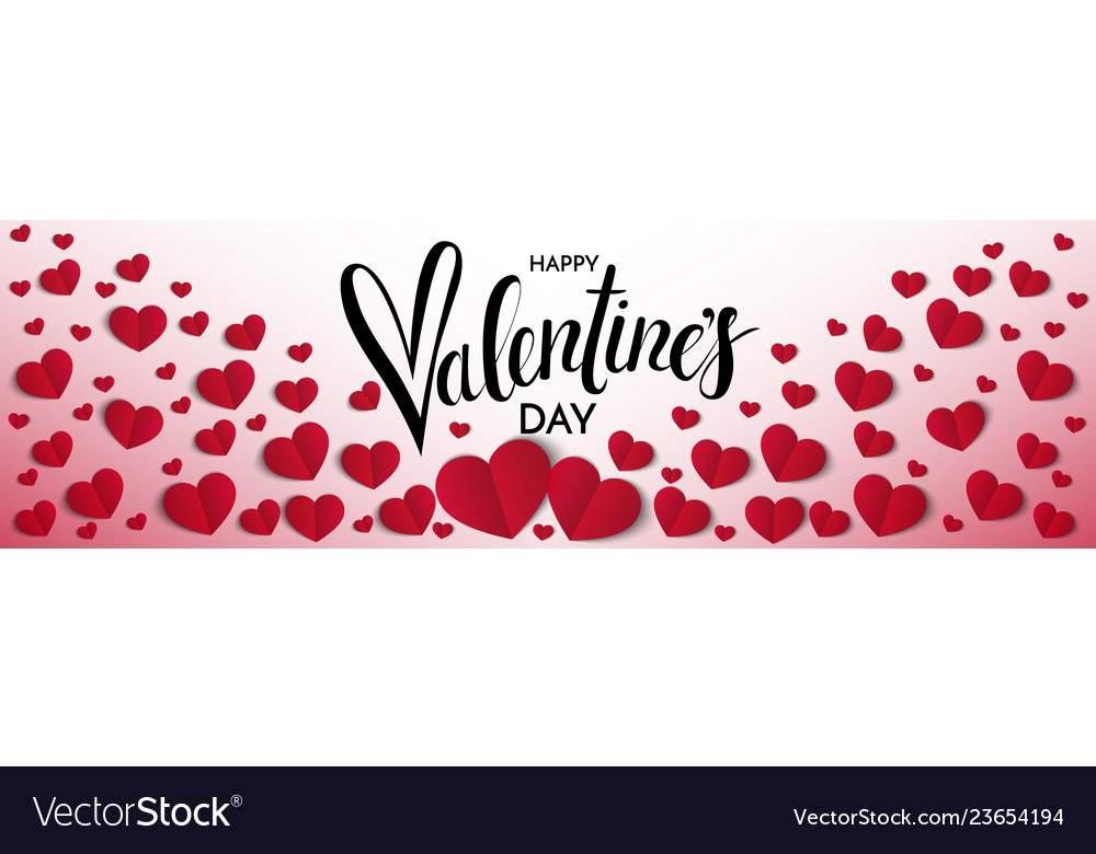 Valentine s day background with red hearts