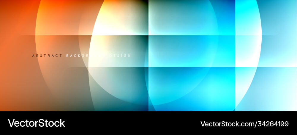 Abstract background - circle and cross Royalty Free Vector