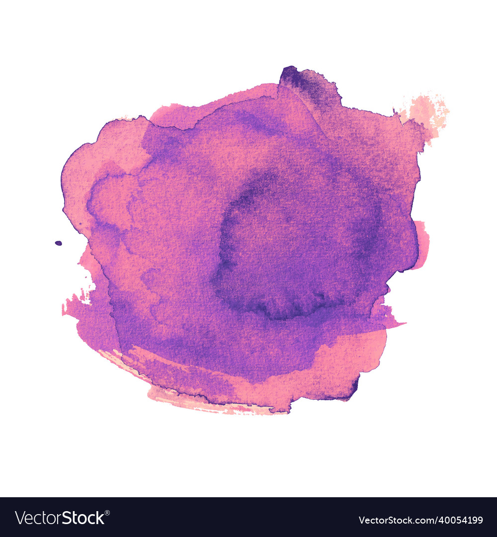 Abstract purple watercolor background grunge Vector Image