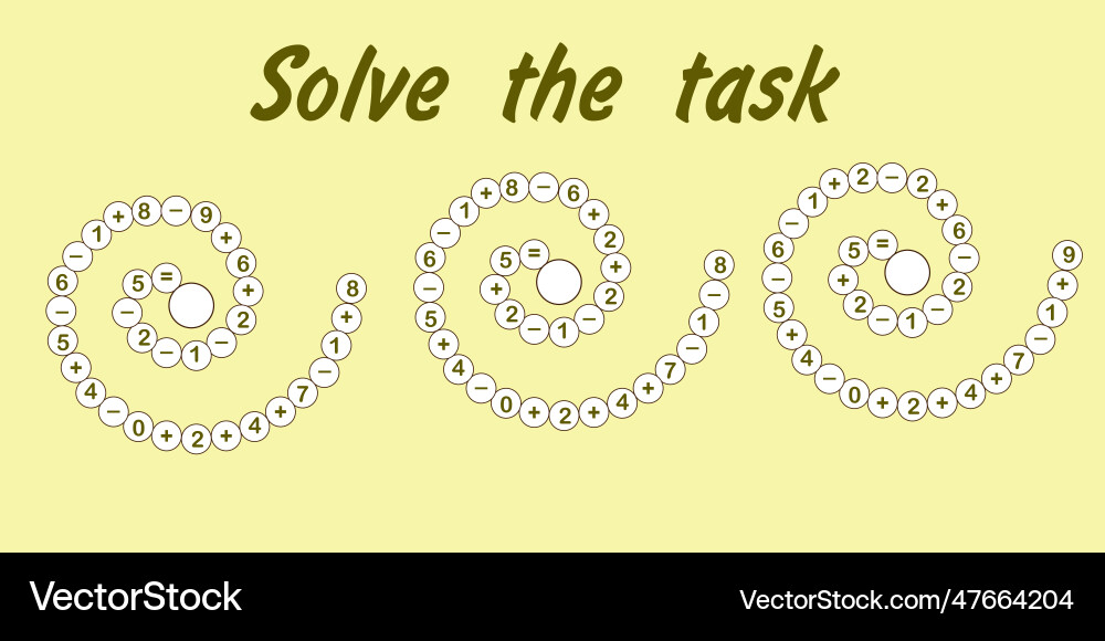 Activity sheet template for mathematics counting Vector Image