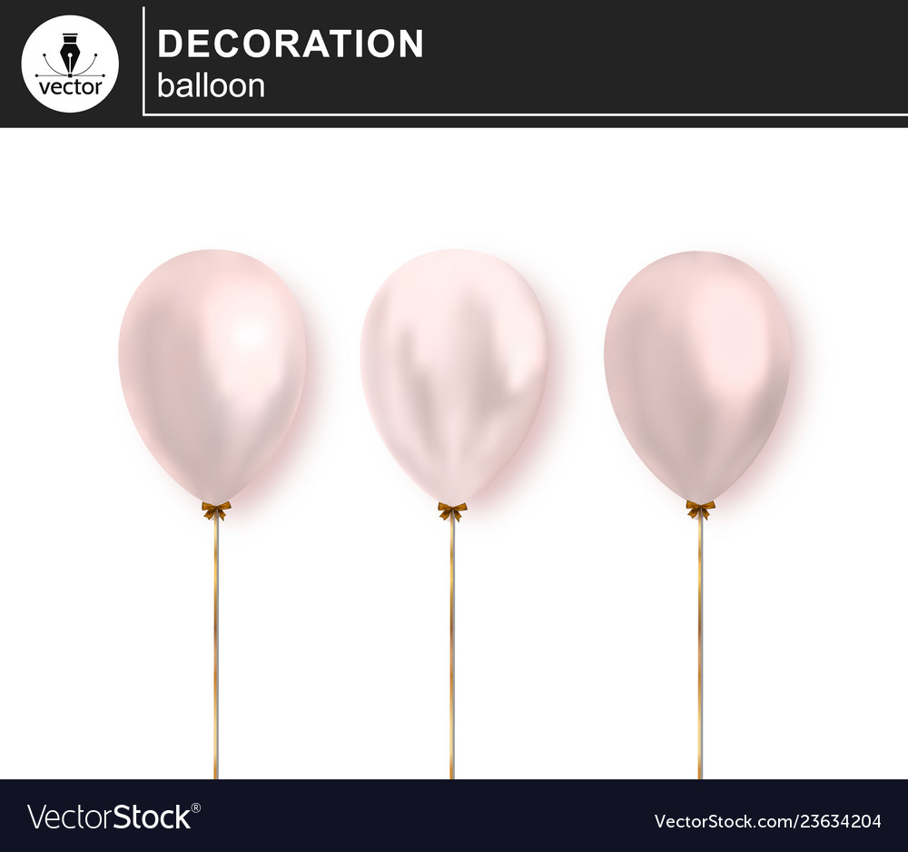 Balloon set of decorative festive