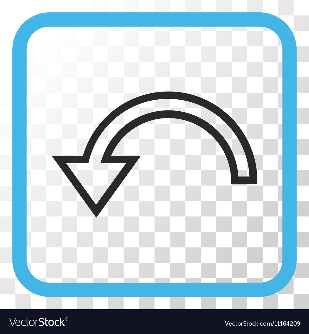 Rotate left icon in a frame