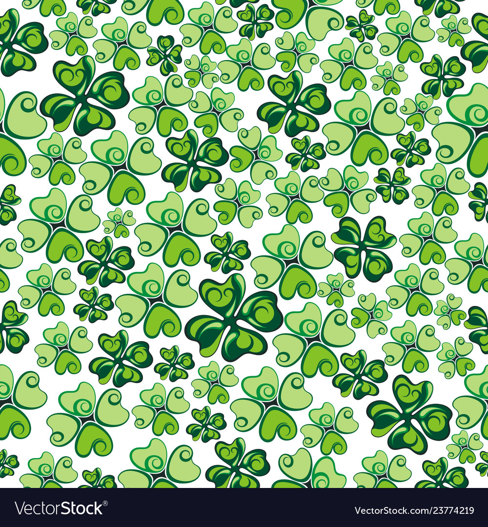 Clover seamless background