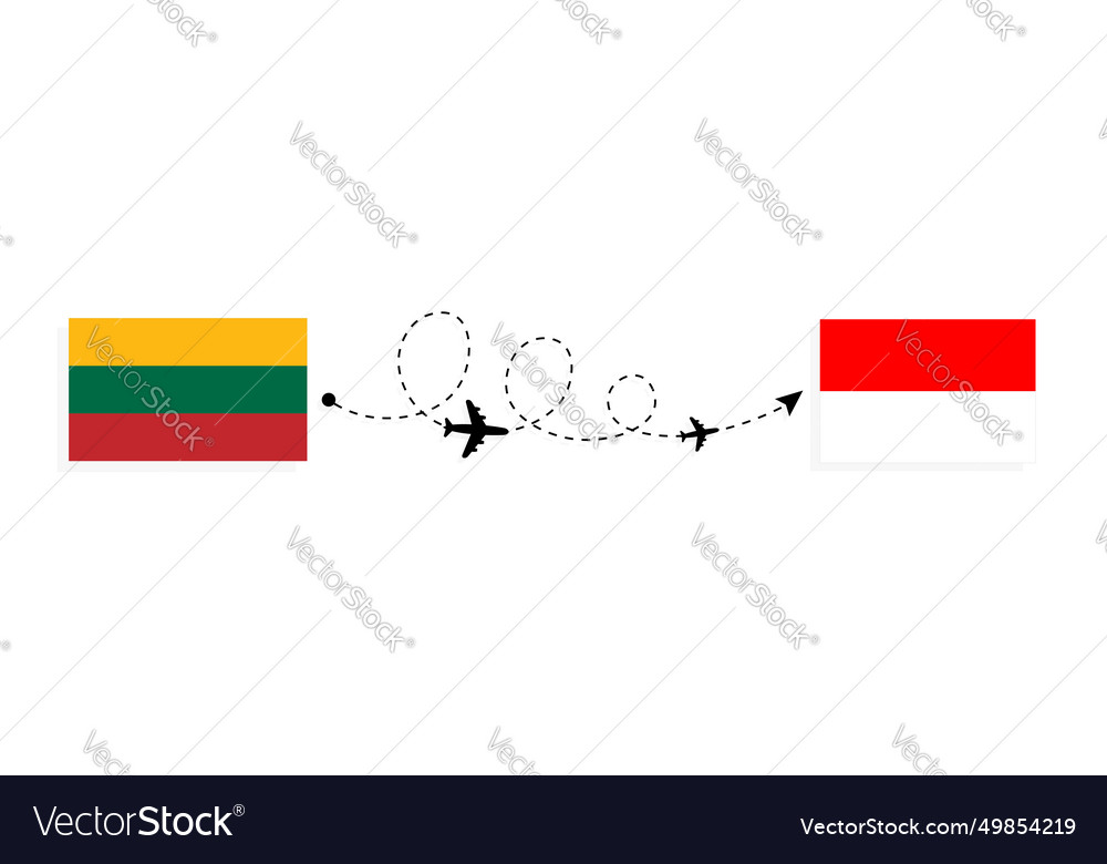 Flight and travel from lithuania to indonesia