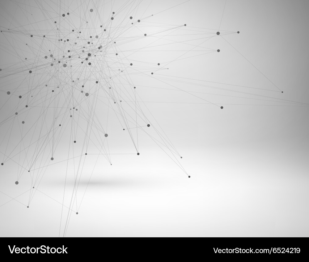 Wireframe mesh polygonal element Royalty Free Vector Image