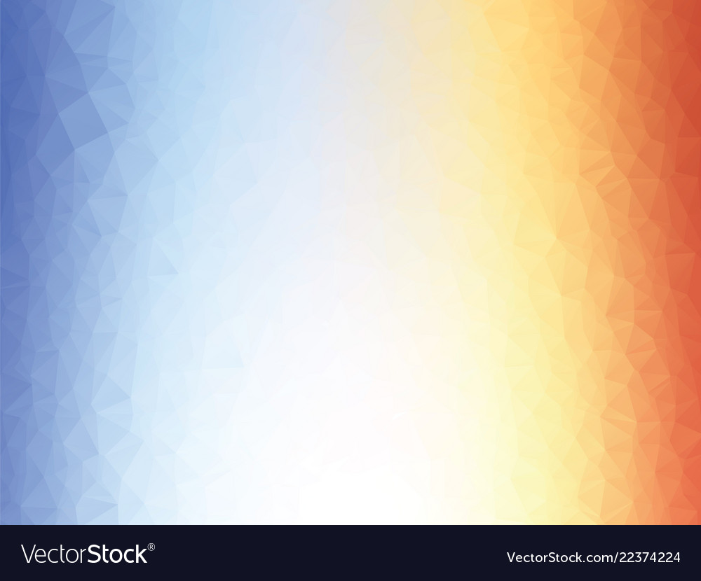 Abstract orange blue texture background low poly