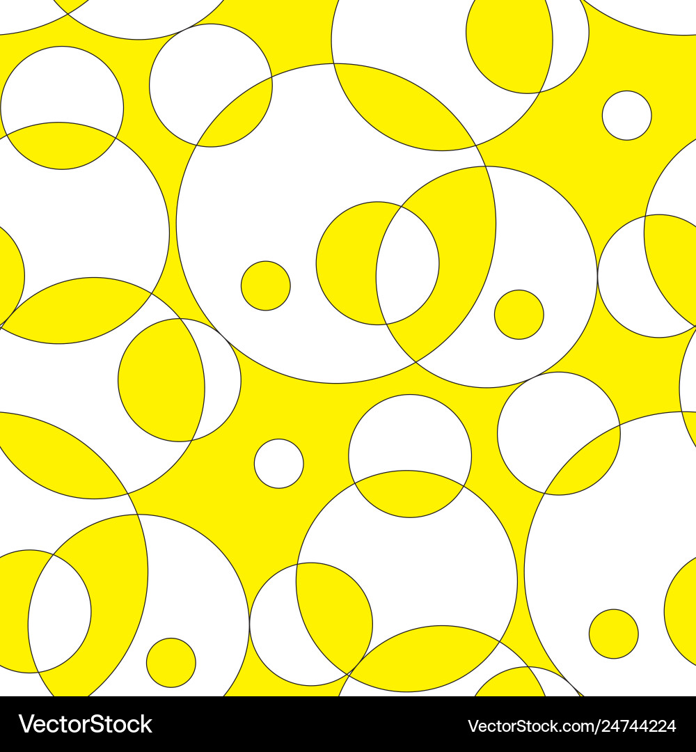 Circles seamless pattern Royalty Free Vector Image