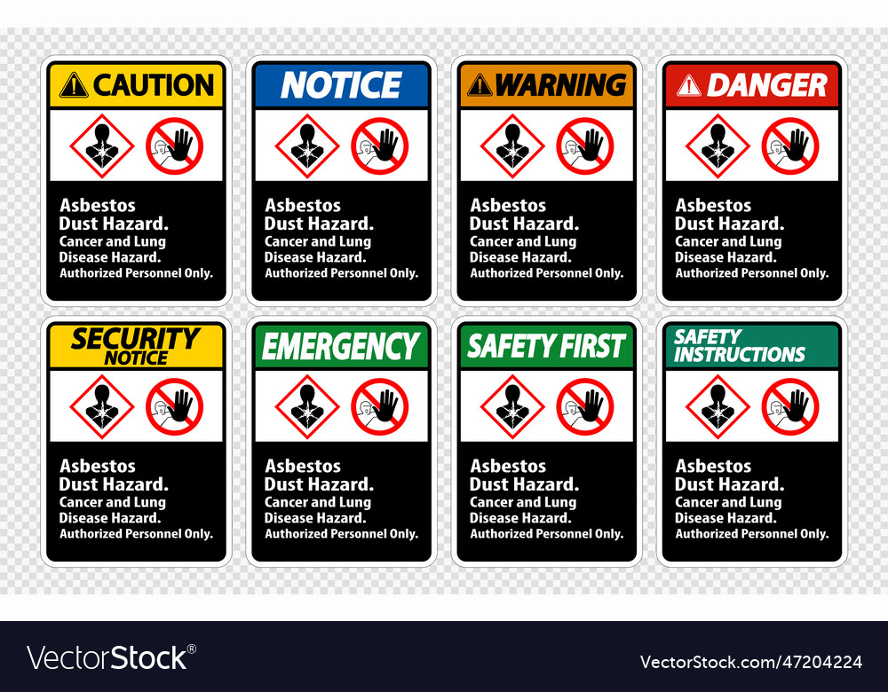 Label disease hazard authorized personnel only Vector Image