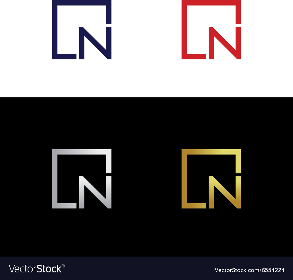 Letter n logo Royalty Free Vector Image - VectorStock