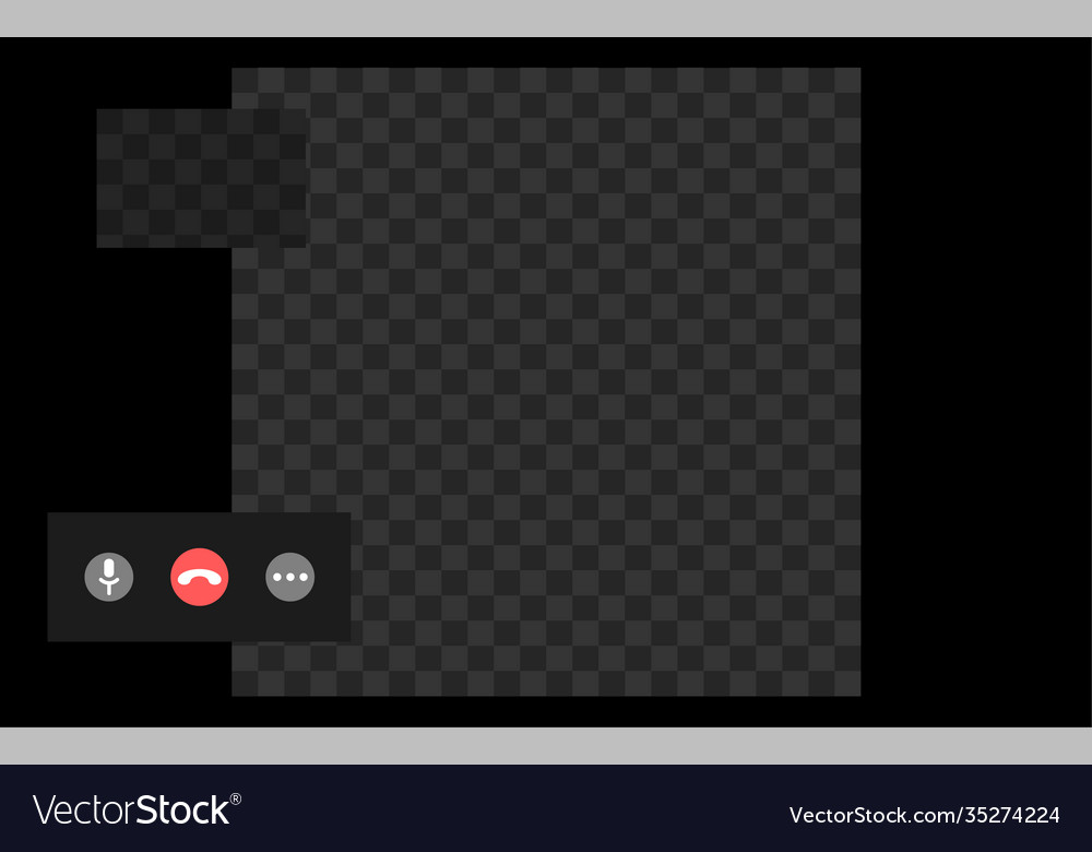 Video conference ui calls window