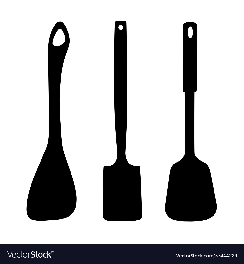 A set kitchen spatulas