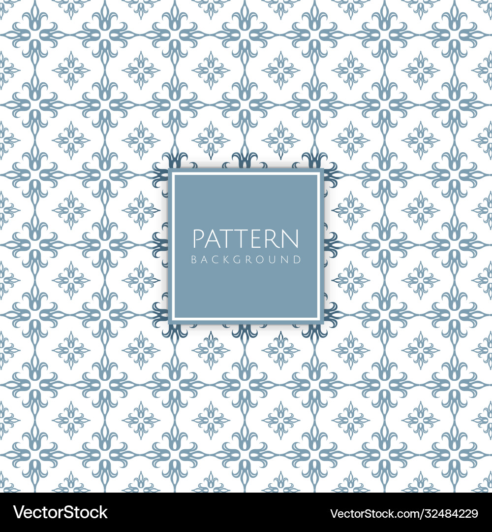 Decorative seamless tile pattern background Vector Image