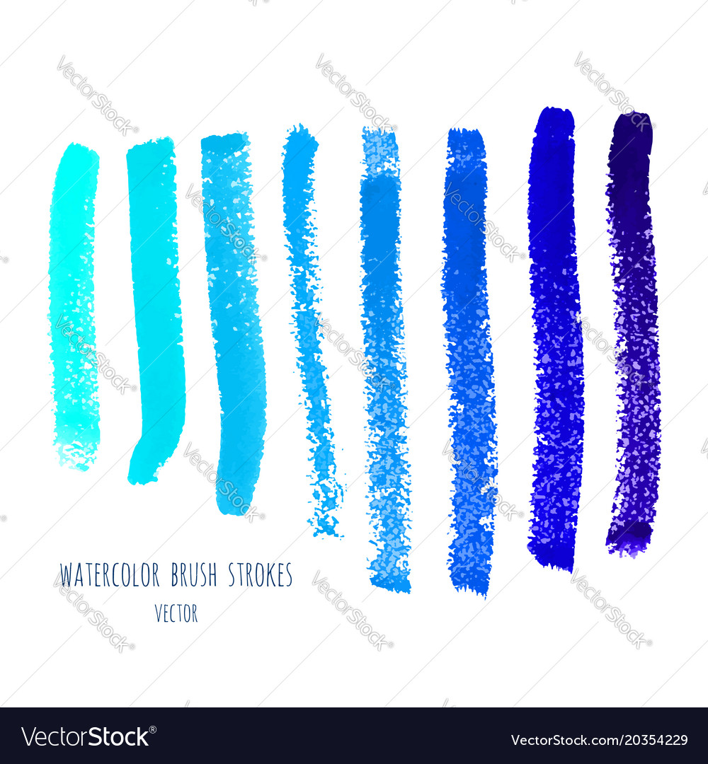 Set of navy blue watercolor backgrounds