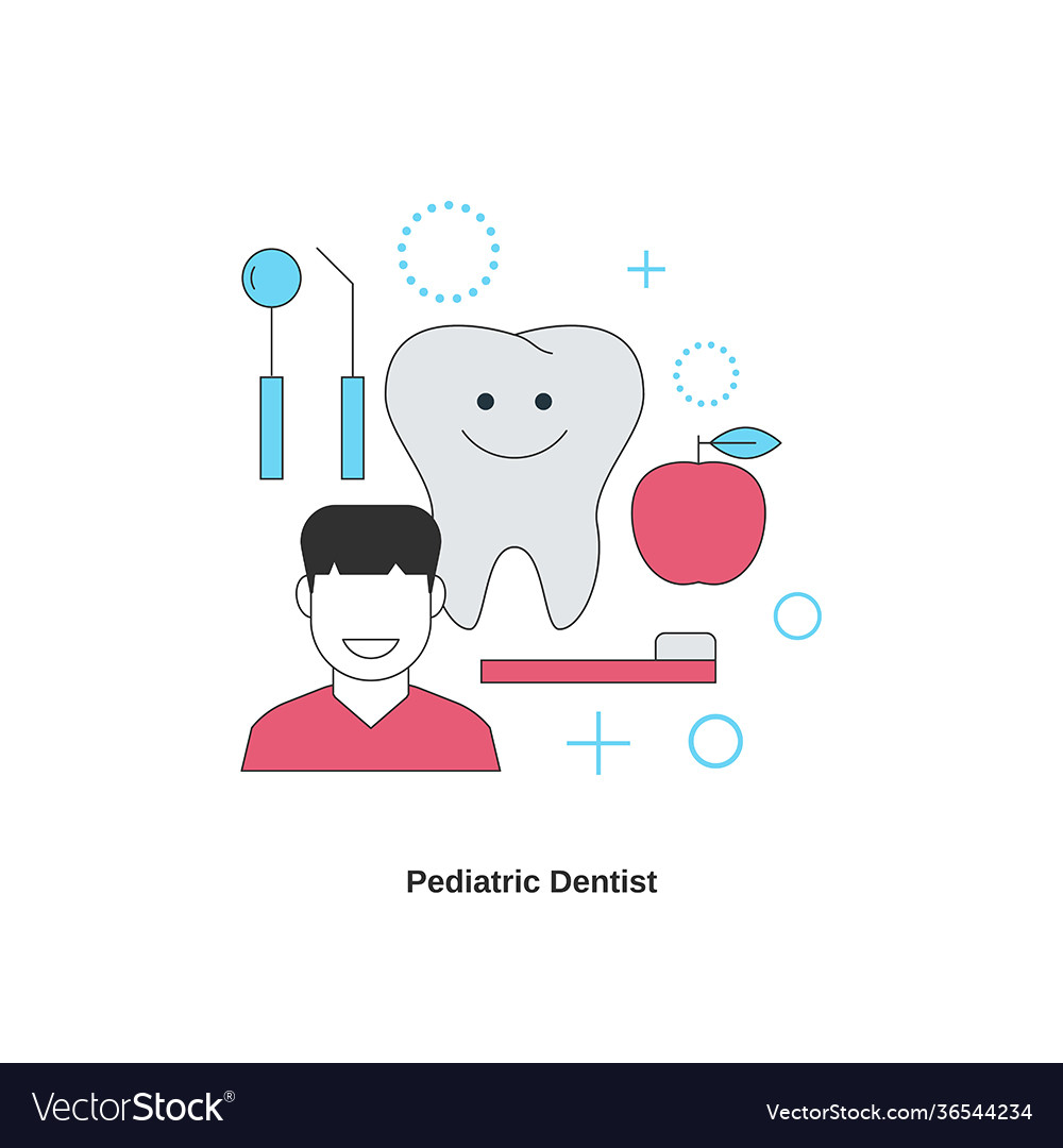 Dental services concept pediatric dentist