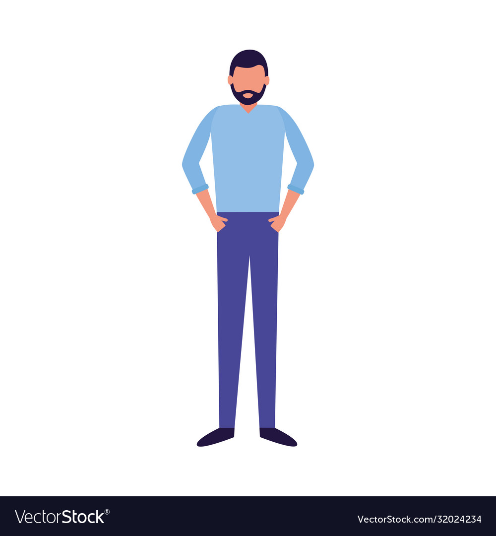 Isolated avatar man design Royalty Free Vector Image