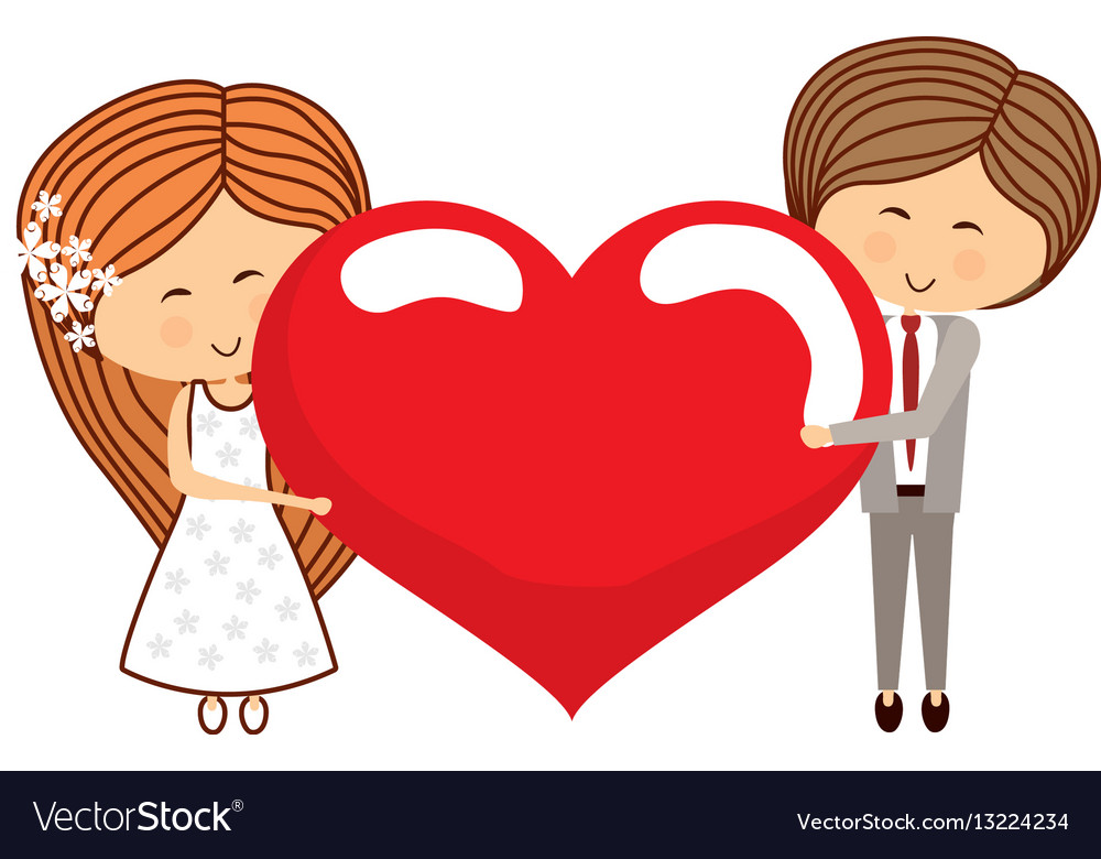 Lovely Couple Cartoon Royalty Free Vector Image 5973