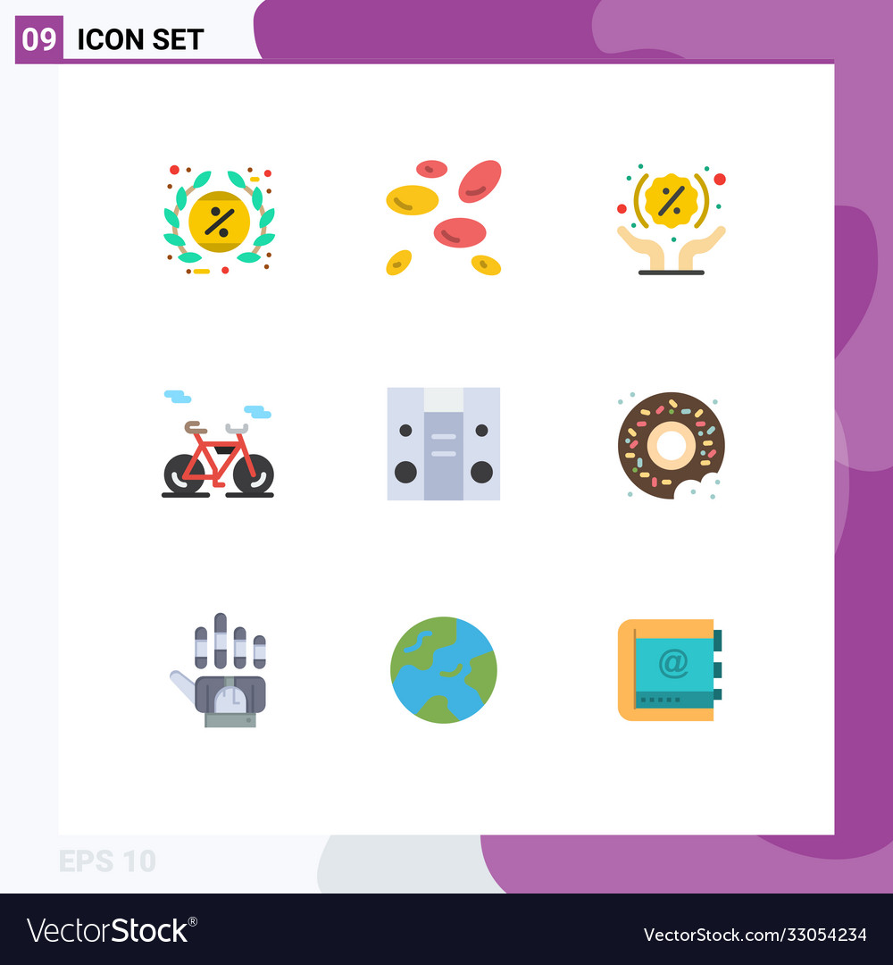 User interface pack 9 basic flat colors