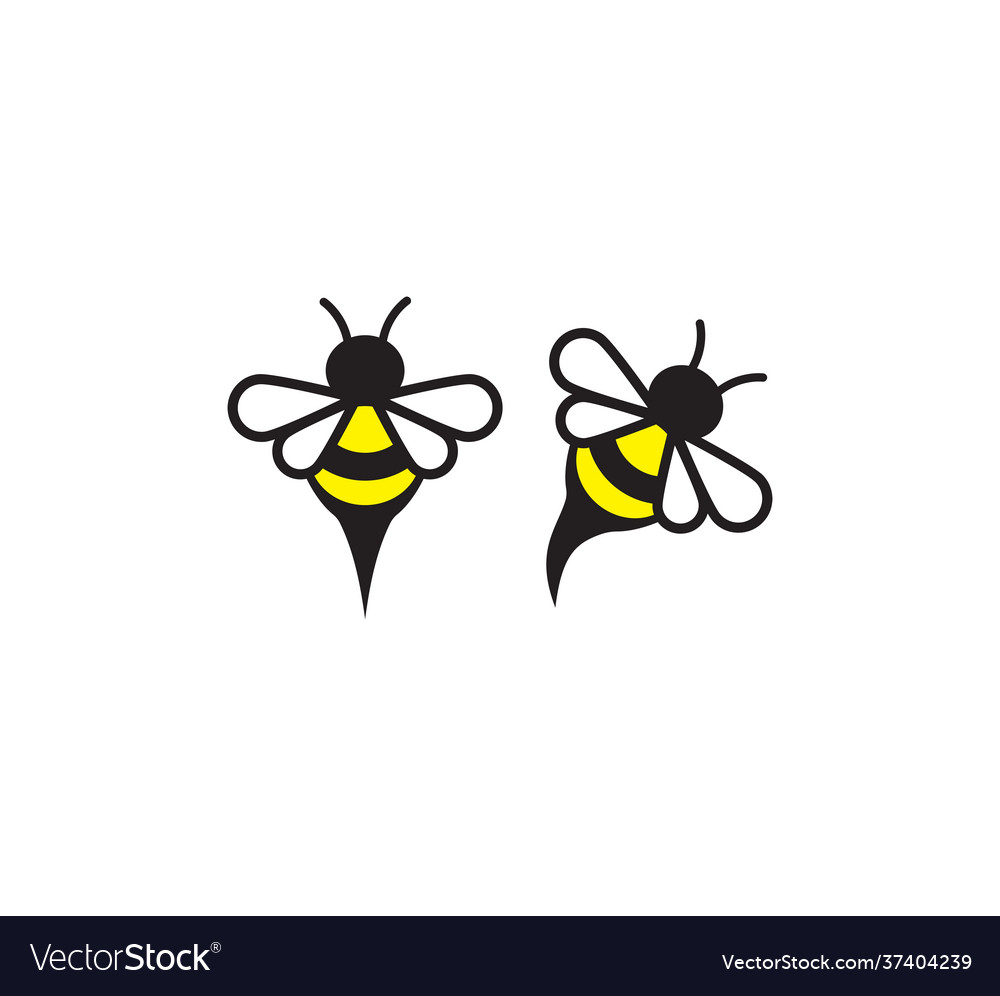 Honey bee Royalty Free Vector Image - VectorStock