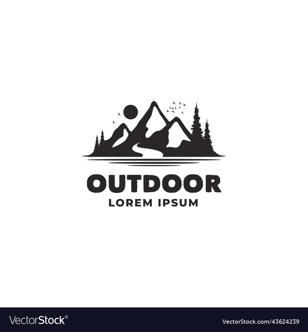 Mountain outdoor logo