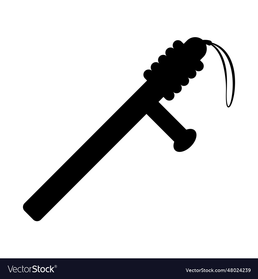 Police batons Royalty Free Vector Image - VectorStock