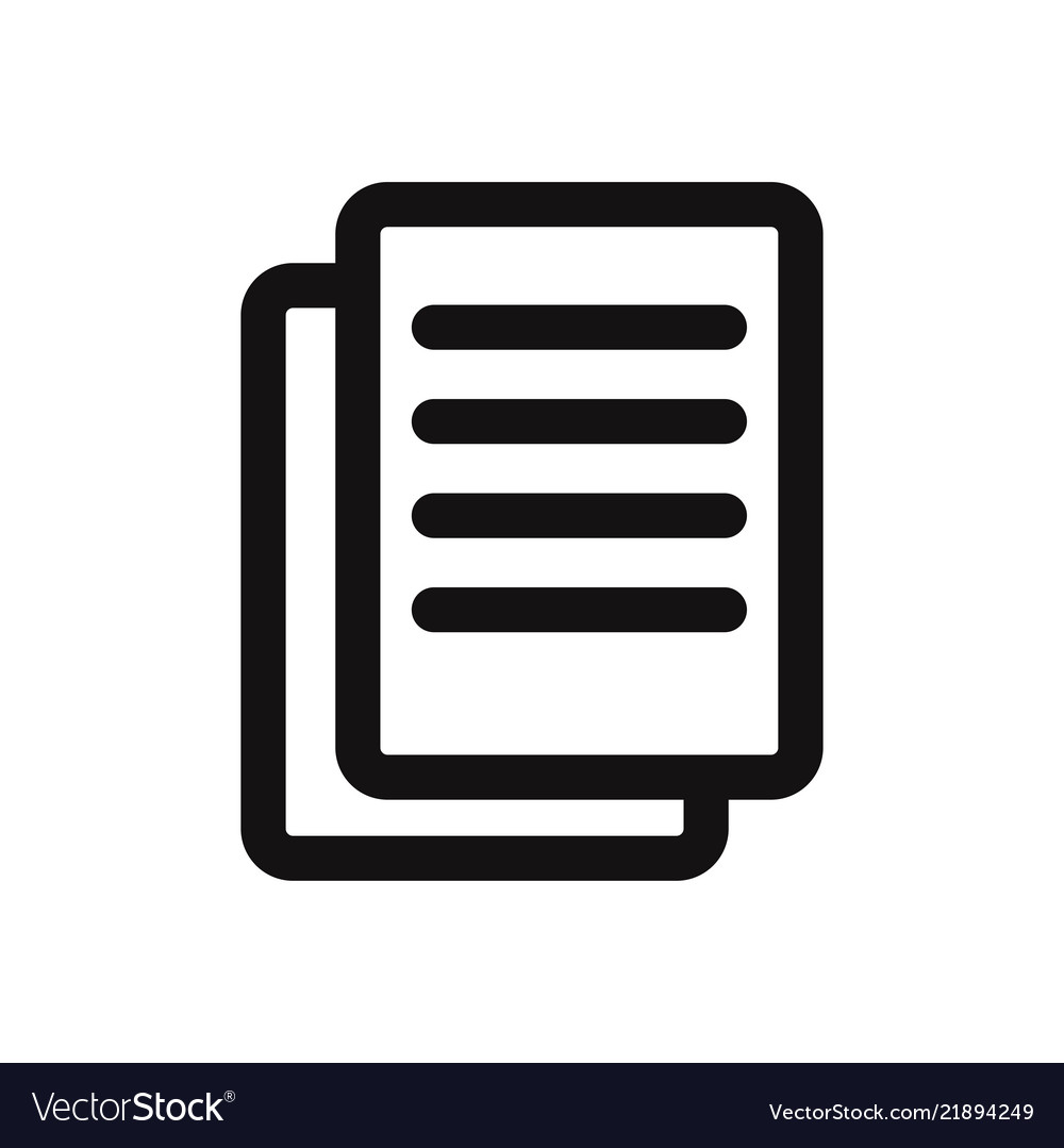 Text documents icon royalty free vector image vectorstock