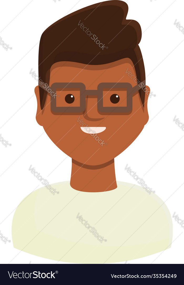 Young scientist icon cartoon style Royalty Free Vector Image