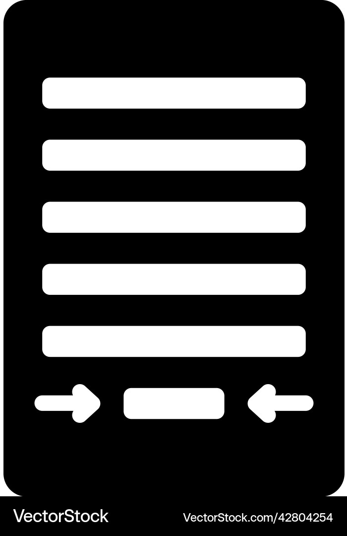 Justify Royalty Free Vector Image - VectorStock