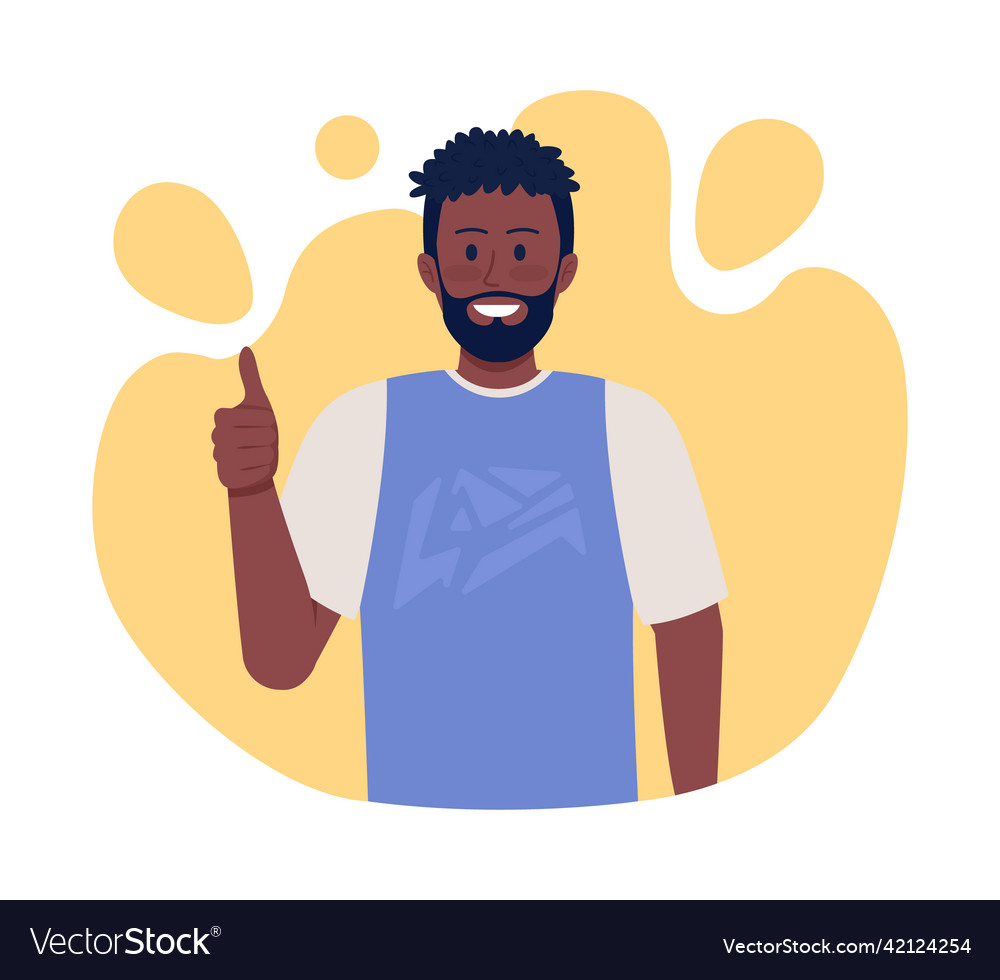 Thumbs up 2d isolated