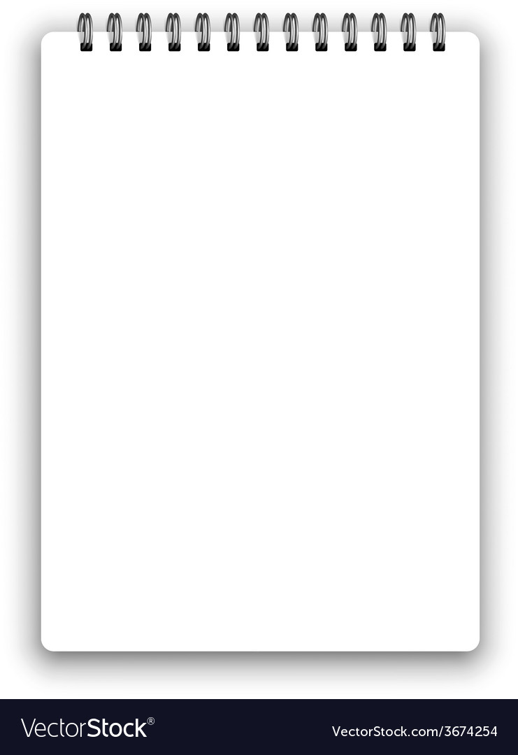 notepad vector png