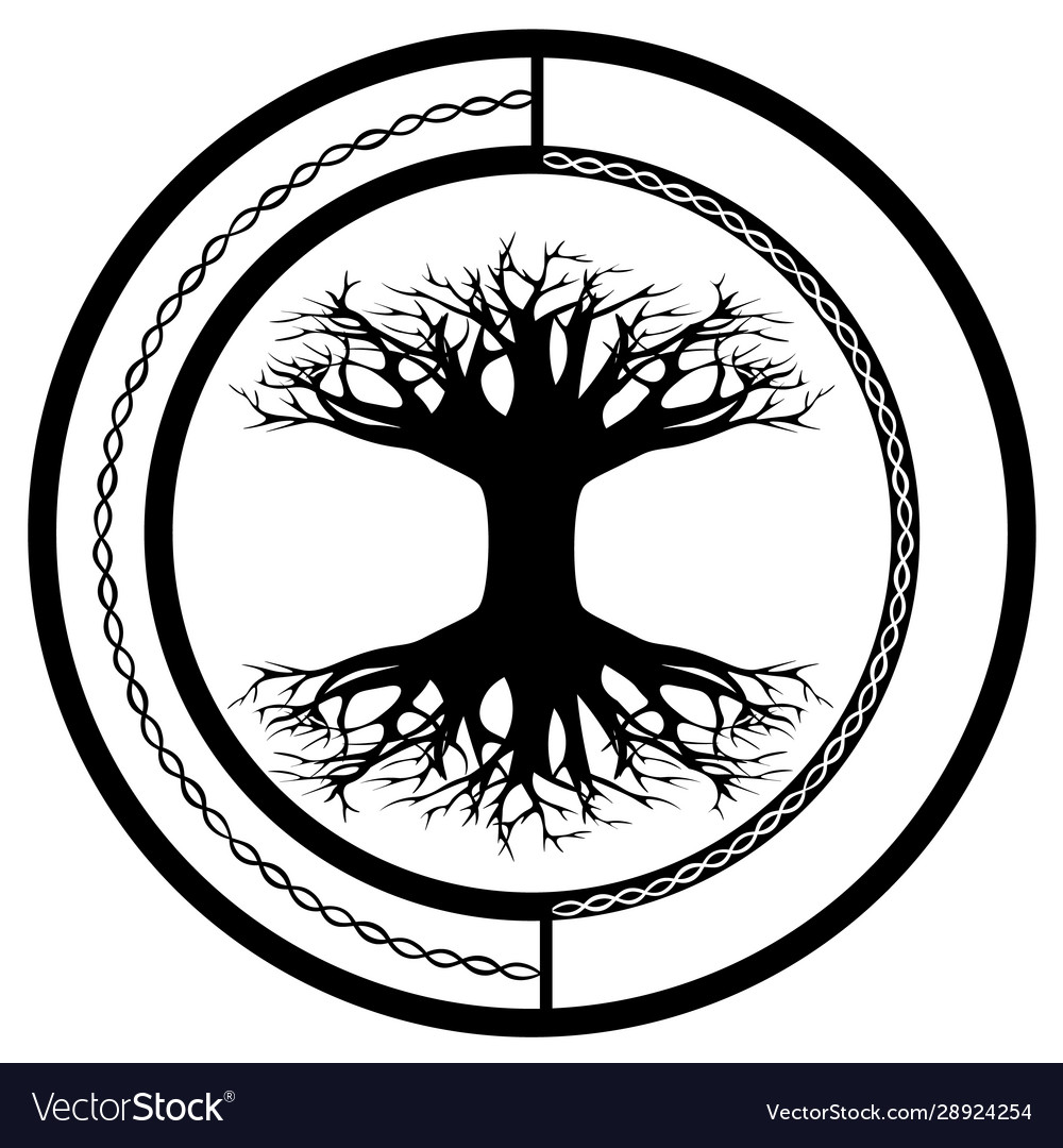 yggdrasil symbol tattoo