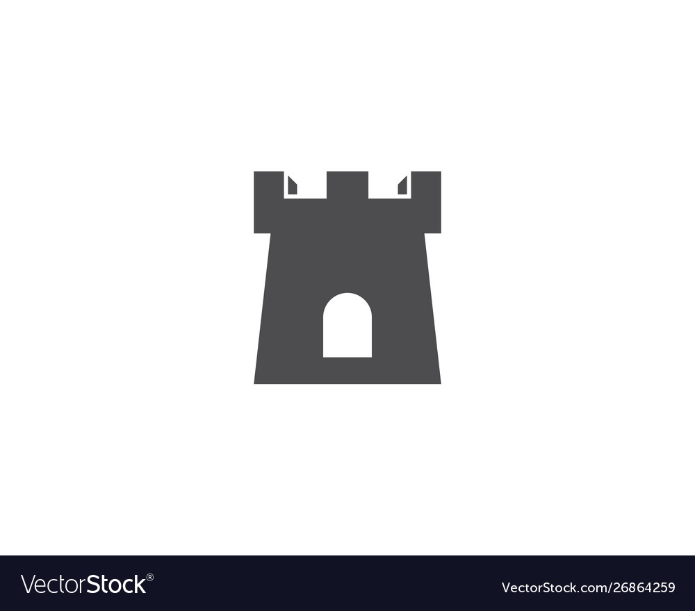 Castle logo Royalty Free Vector Image - VectorStock