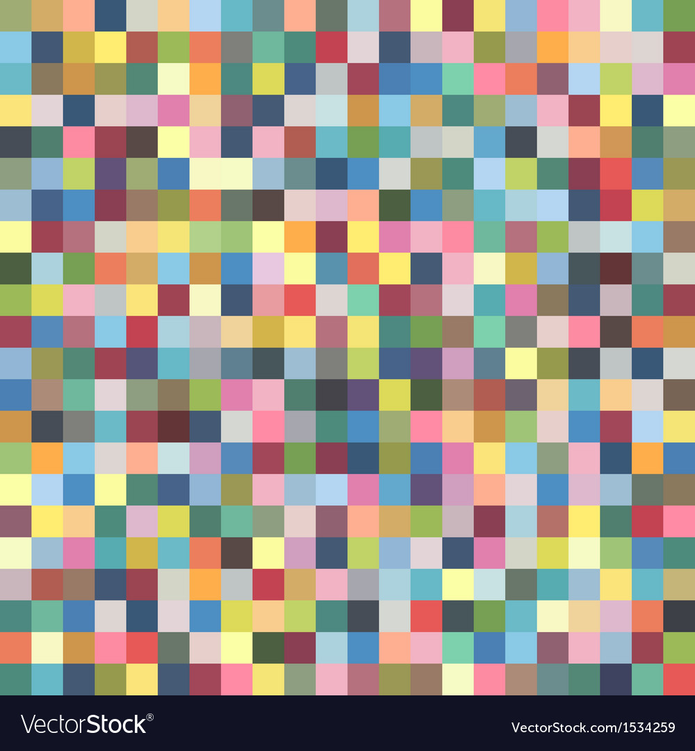 Colorful pixel pattern Royalty Free Vector Image