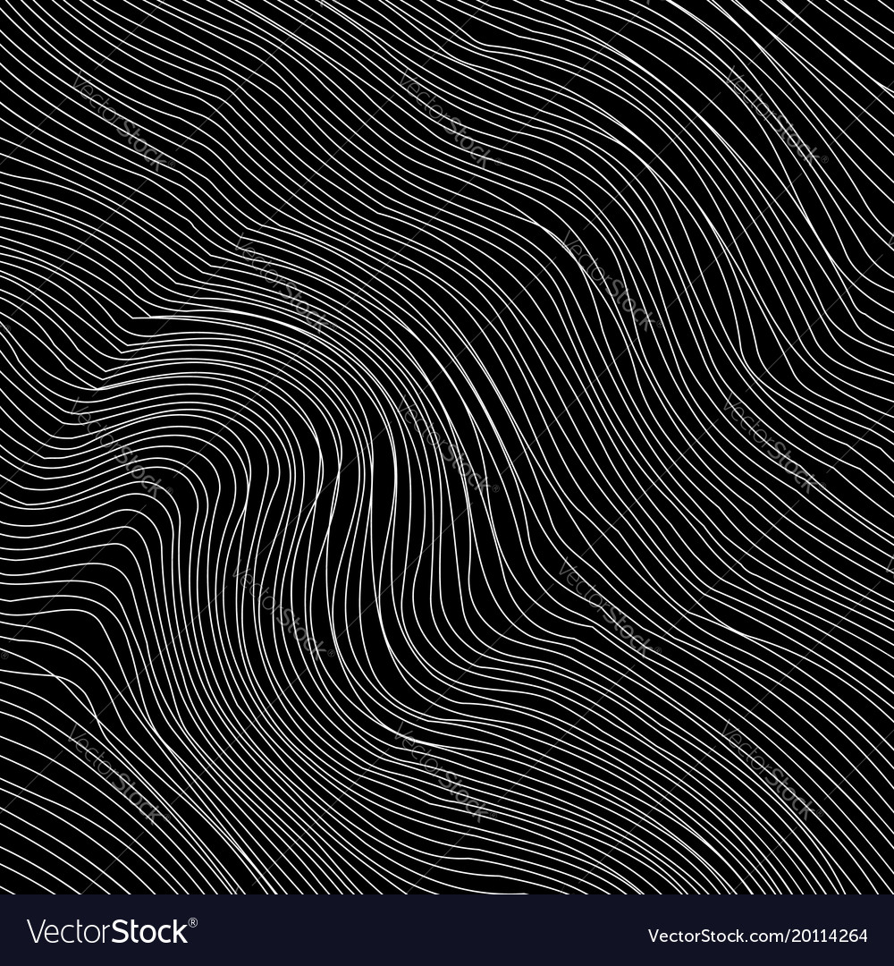 Wave stripe background grunge line pattern Vector Image