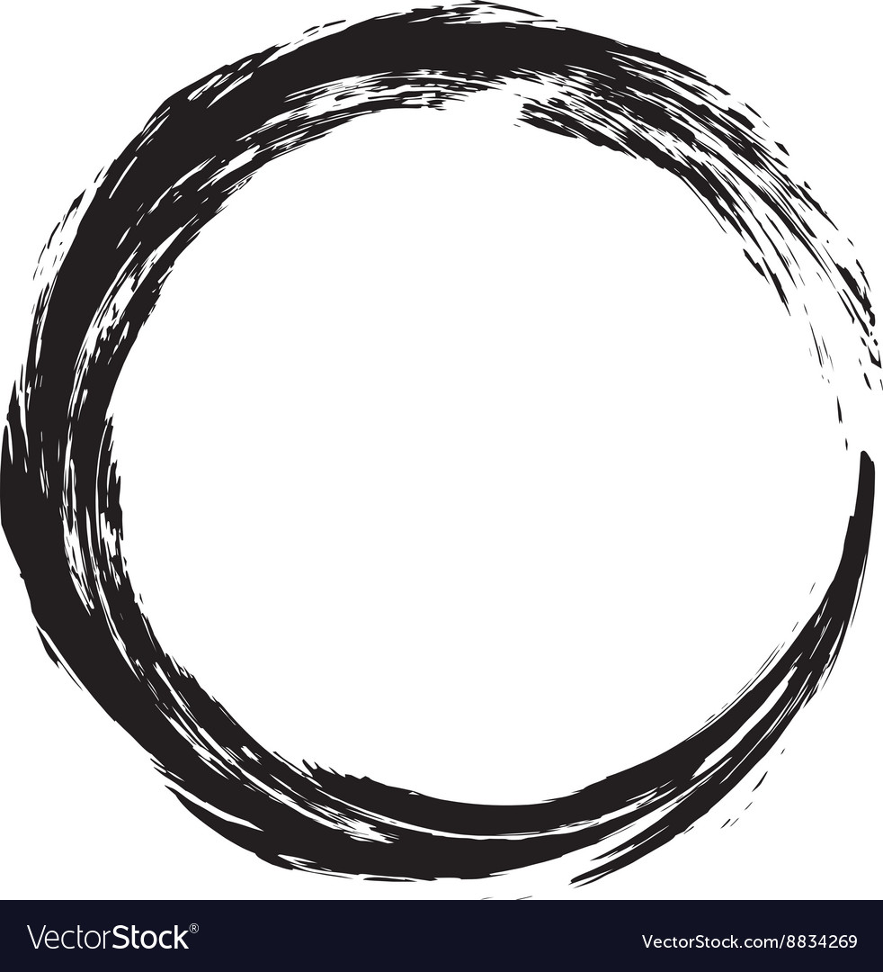 Circle shape black grunge background