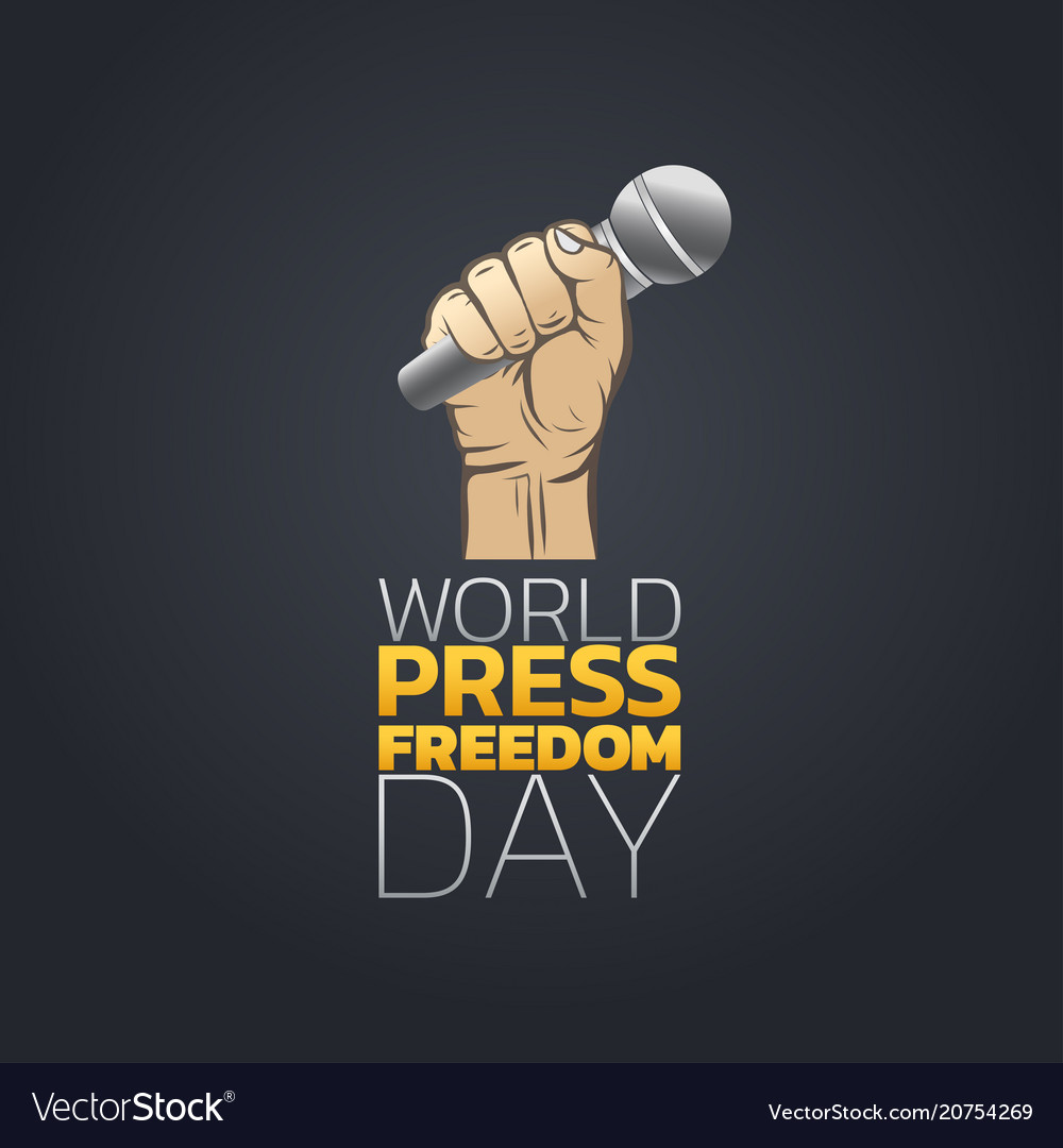 World press freedom day Royalty Free Vector Image