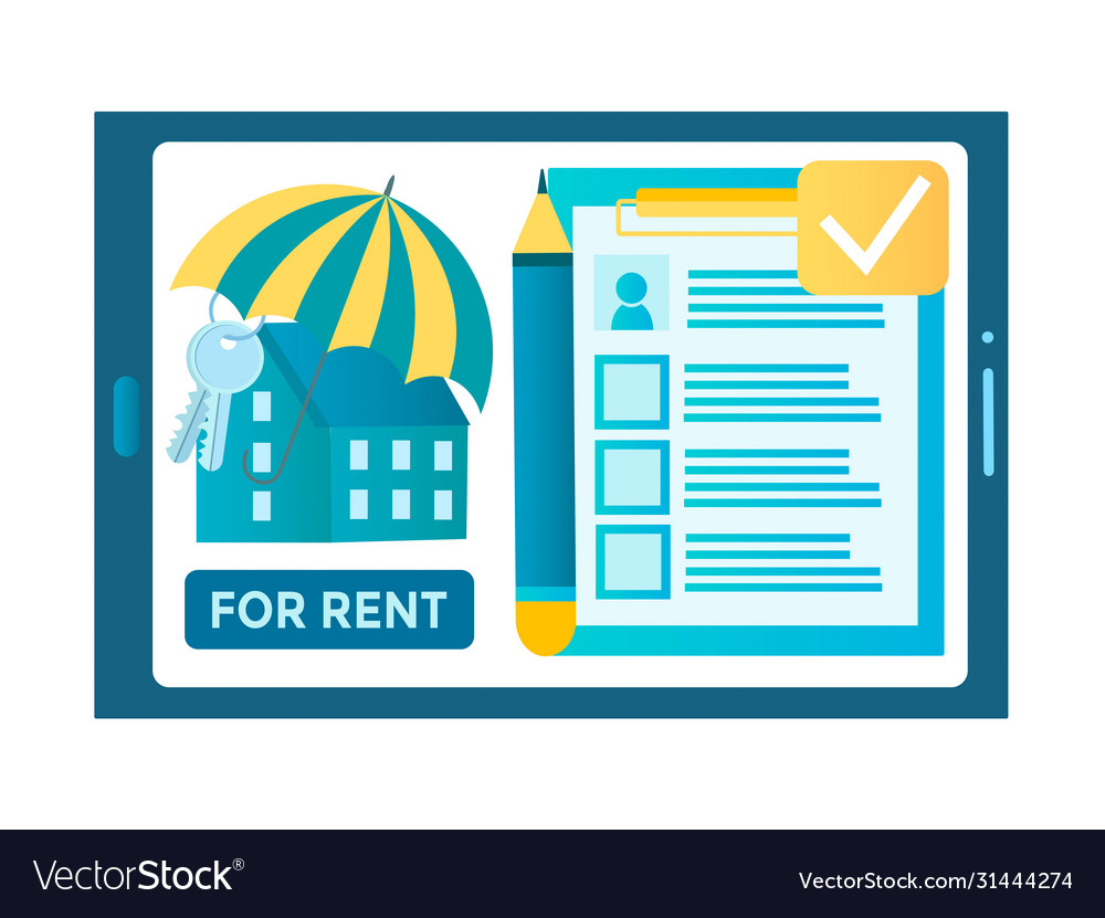 Rental real estate concept