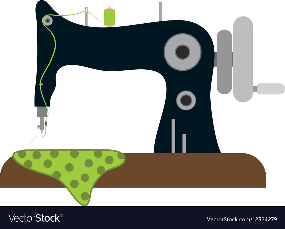 Isolated Sewing Machine Royalty Free Vector Image