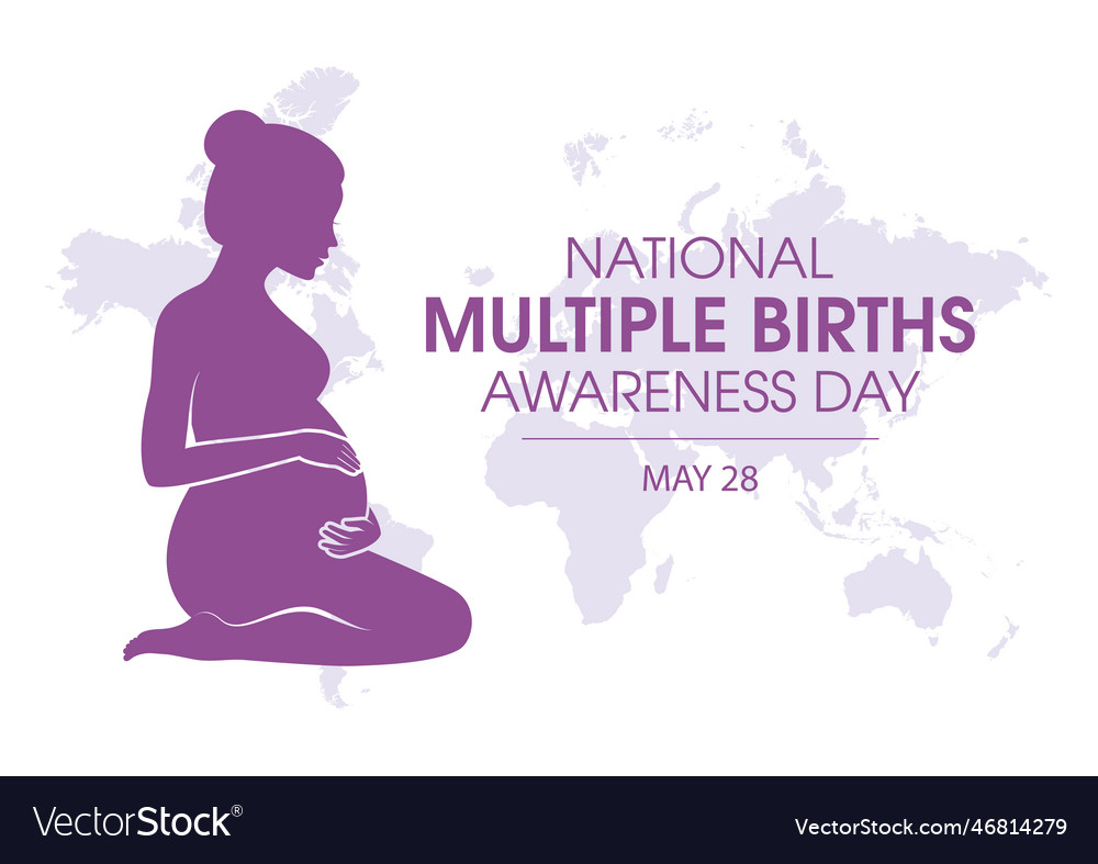 National multiple births awareness day poster