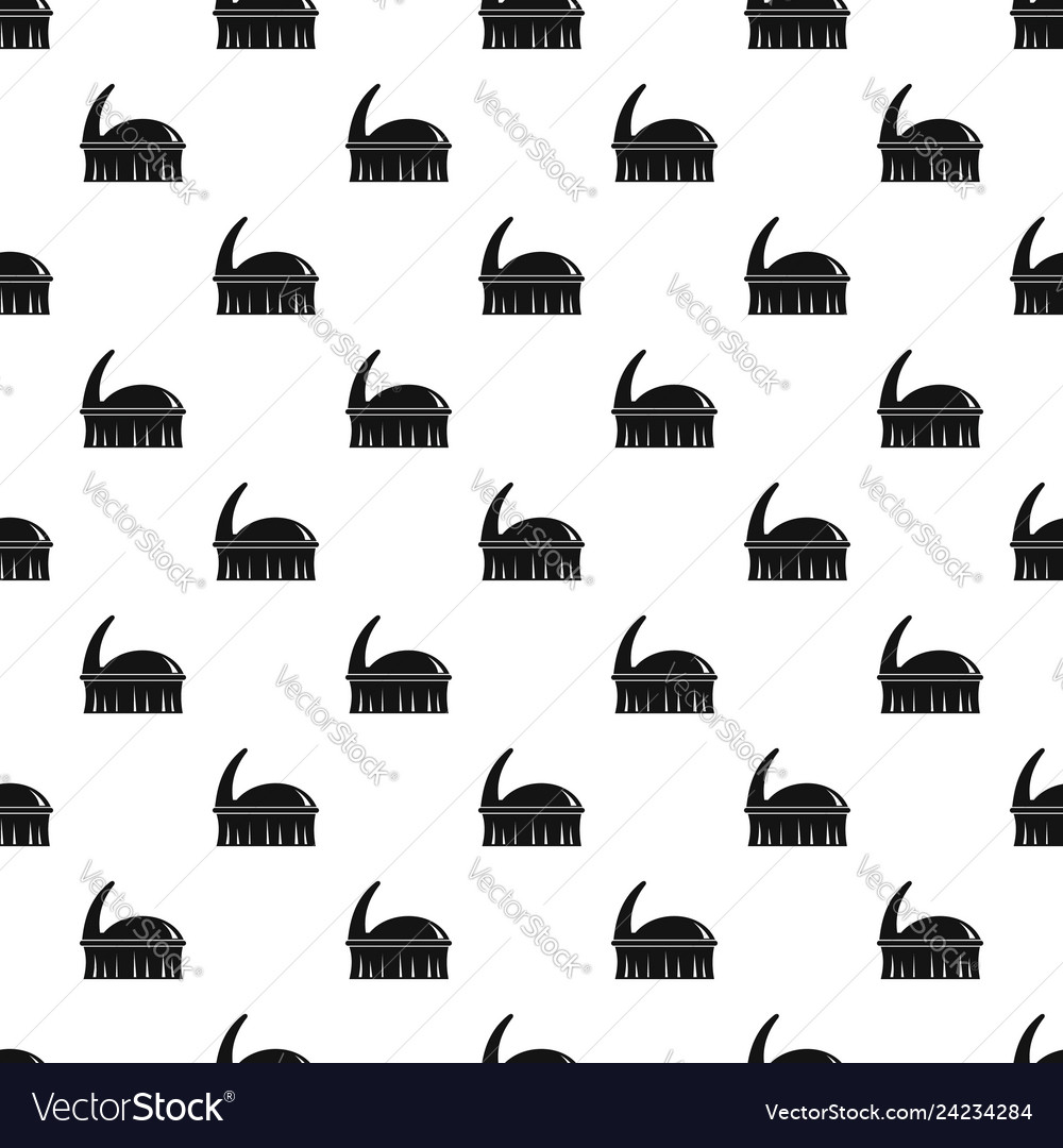 Clothes brush pattern seamless Royalty Free Vector Image