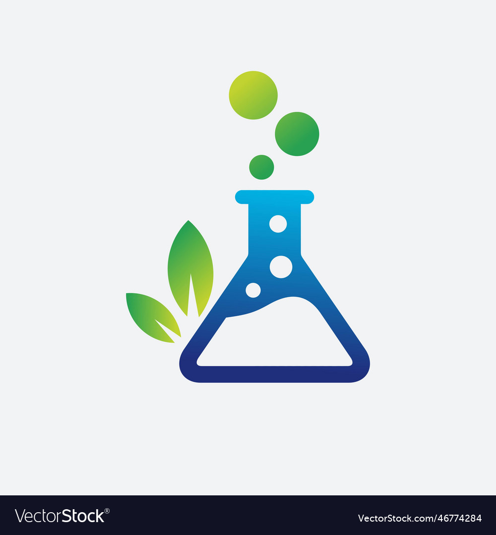Eco lab logo design Royalty Free Vector Image - VectorStock