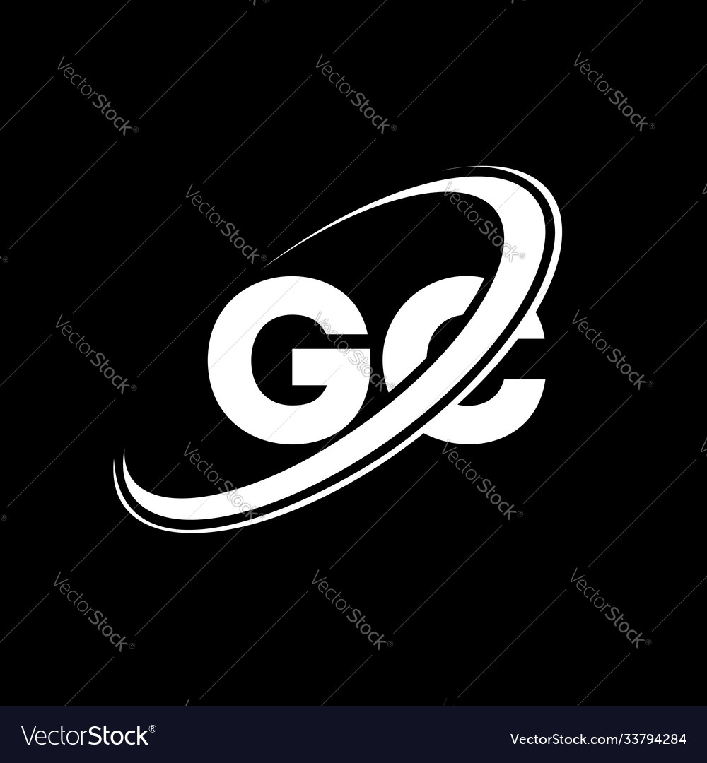 Gc g c letter logo design initial