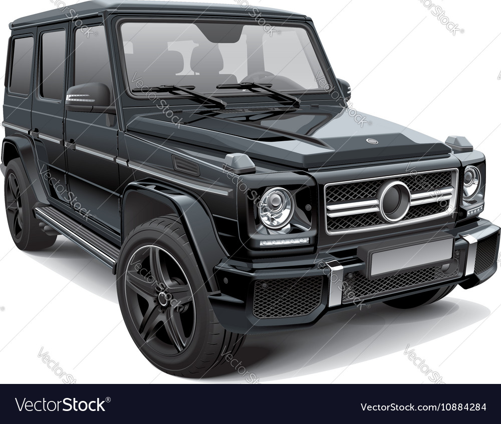 Mid Size Luxury Suv Royalty Free Vector Image Vectorstock