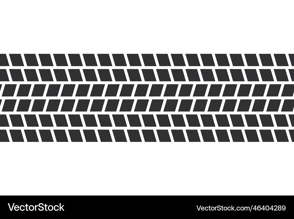 Auto tire tread seamless elements car Royalty Free Vector