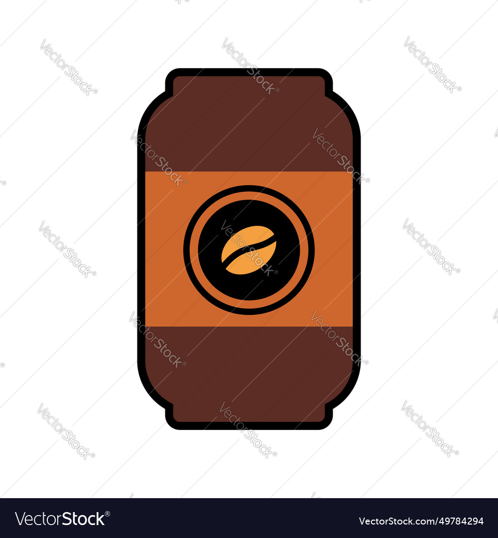 Coffee beverage can icon