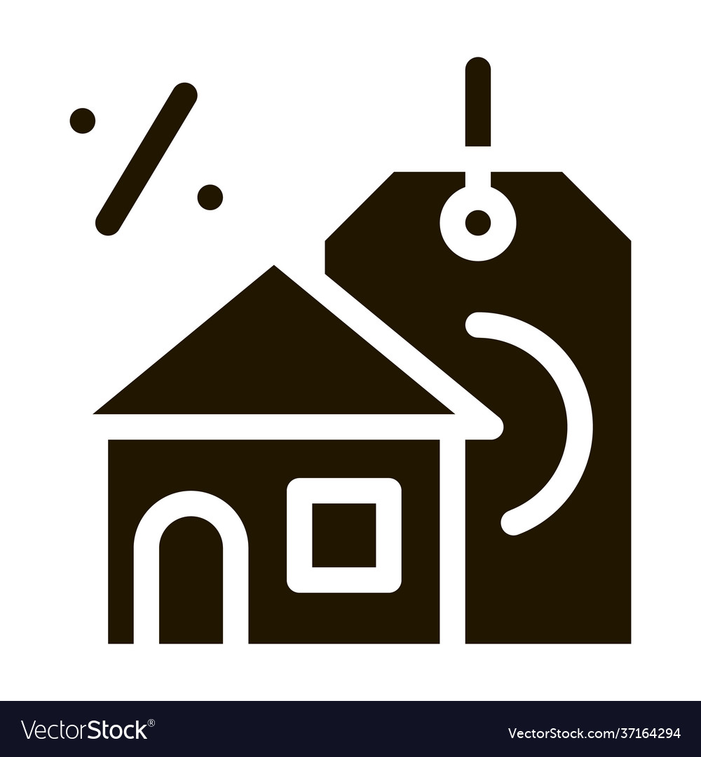 Interest home purchase icon glyph