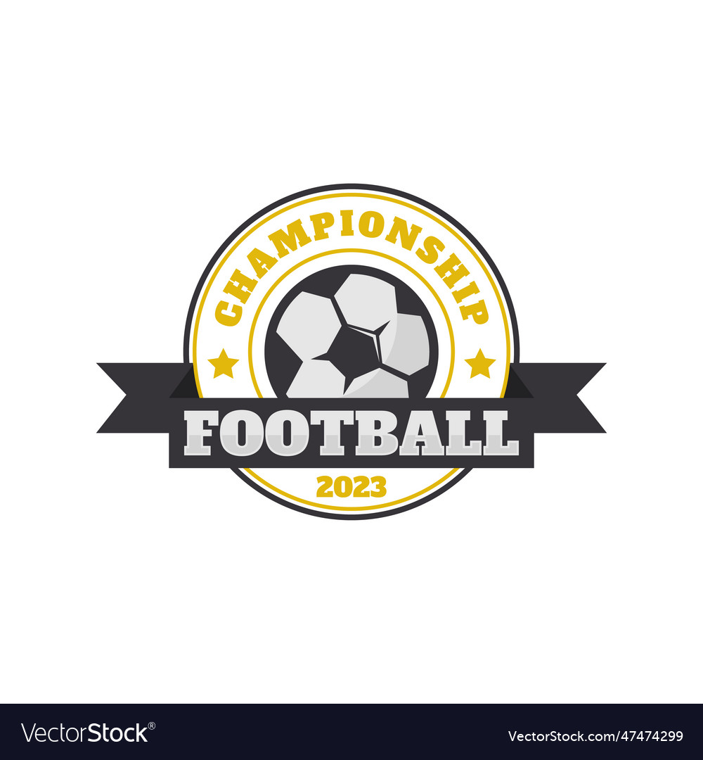 Football or soccer club logo badge