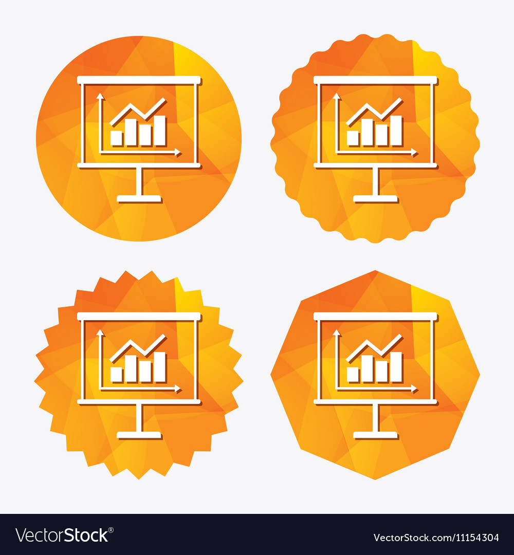 Presentation billboard sign icon diagram symbol