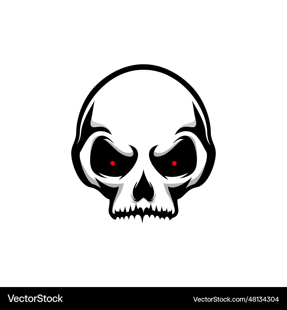 Skull Royalty Free Vector Image - VectorStock